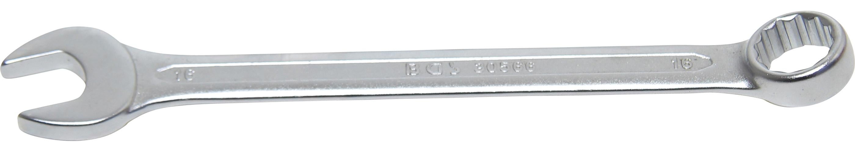 Klucz płaski BGS 16 mm z głowicą ukośną 15° 200 mm