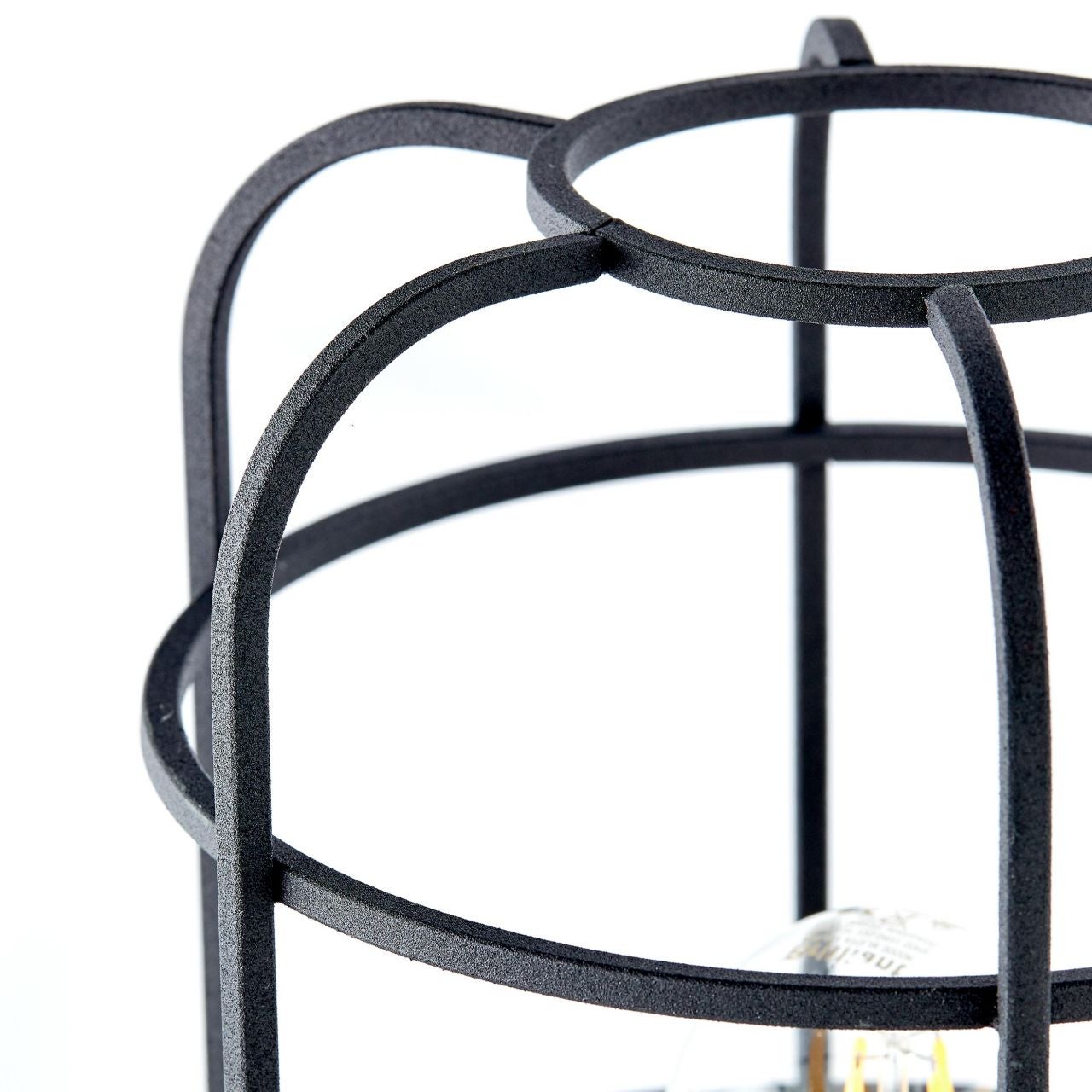 Brilliant Gwen lampa sufitowa 40cm antyczne drewno/czarny korundowy metal/brązowy bambus 2x A60, E27, 40 W - 4