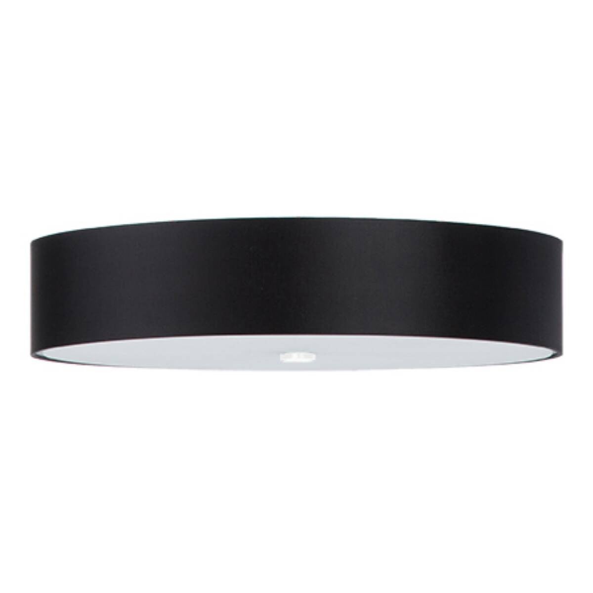 Plafon Skala okrągły czarny 5xE27x15W wym: 16 x 60 cm IP20 tkanina Sollux Lighting