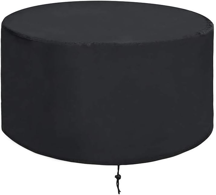 Pokrowiec ochronny na palenisko z czarnej tkaniny Oxford (77 x 77 x 31 cm) - Wielokrotnego użytku, wodoodporny pokrowiec na grilla