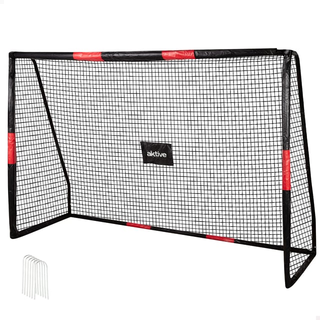 Porte Da Calcio Per Giardino Relaxdays Porte Da Calcio Per Il Giardino, Set Da 2, Per Adulti E Bambini, In Metallo, Con Rete, 110x150x75 Cm, Grigio Calcio Balilla Bambini