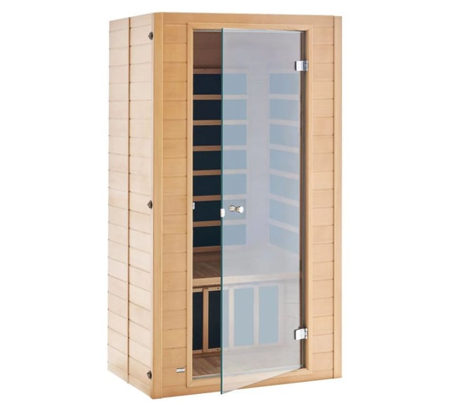 Sauna domowa na podczerwień 1–2 osoby niskie EMF Bluetooth chromoterapia