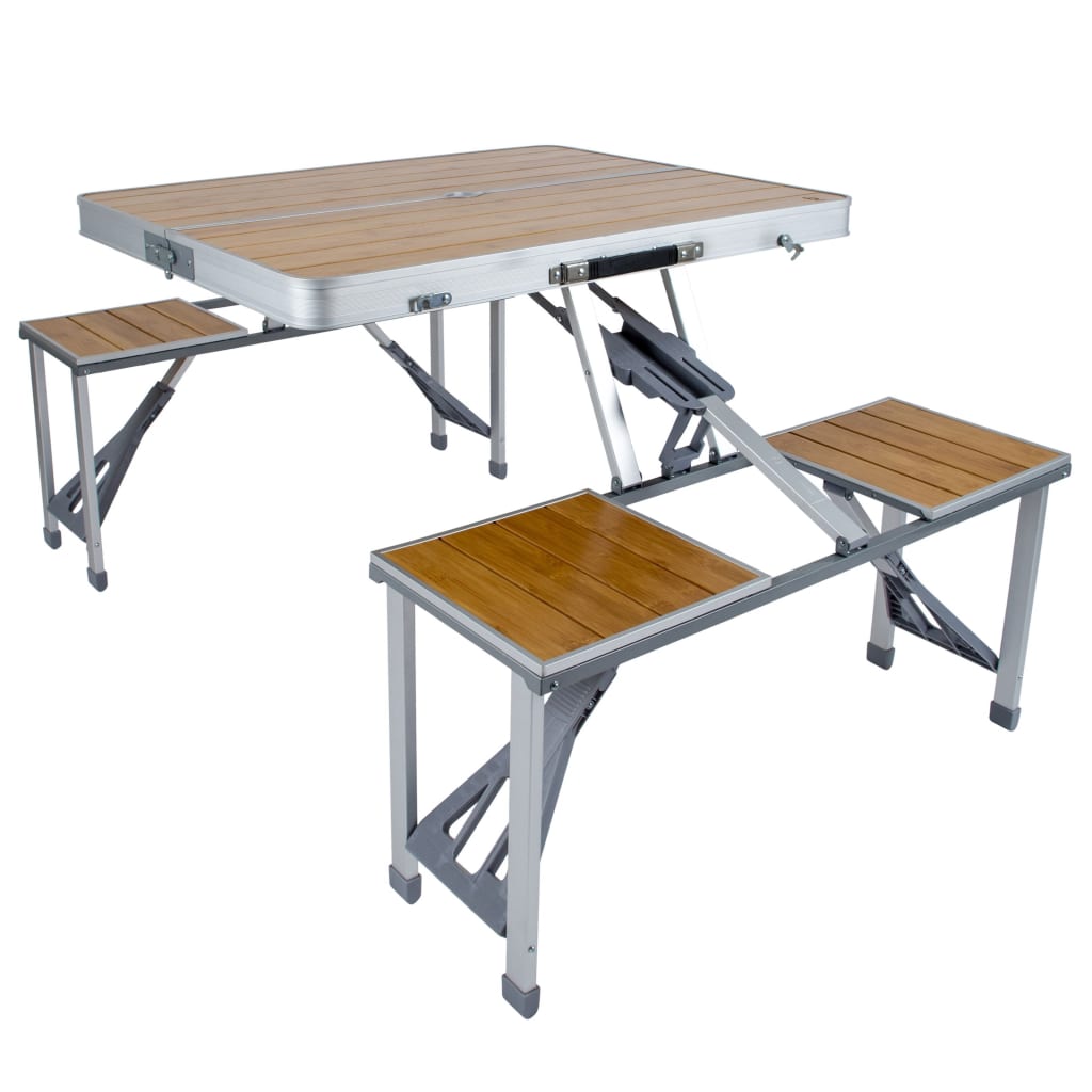 Bo-camp - mesa de picnic - bambú - plegable