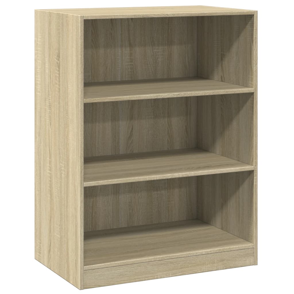 Garde-robe Chêne Sonoma 80x50x200 Cm – 5 Compartiments, Rangement Pratique, Design épuré, Facile à Monter - 5