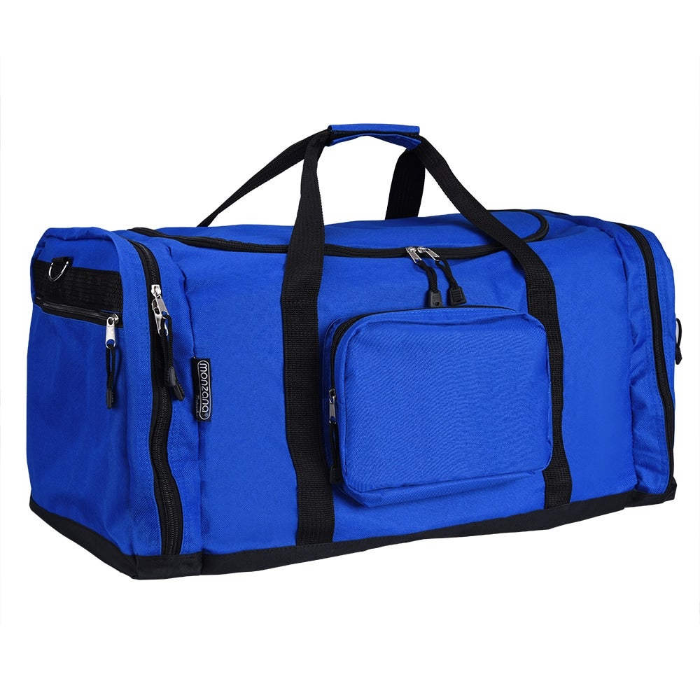 Saco de viagem azul 90L - 8