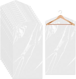 3 Housses De Vêtements Transparentes 60x120 Cm – Protection Anti-poussière, Zip Longueur, Rangement Penderie, Voyage