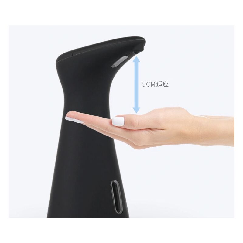 Distributeur de savon à capteur automatique, lavage de téléphone portable électrique à domicile intelligent, texture noire - 3