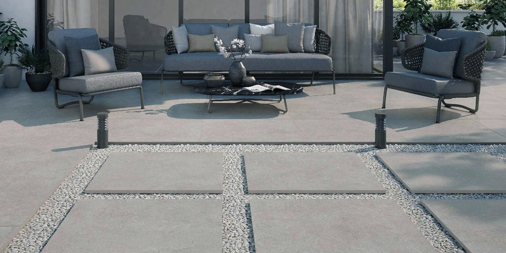 Dalle extérieur sur plots Link 2.0 perle R11 60x60 cm - Réflex Boutique - 3