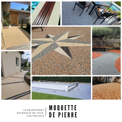 Moquette de pierre - Kit complet 8m² - Teinte : Ivoire - CREATION SUD - 6