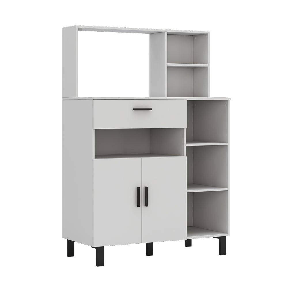 Vicco Mobile da cucina in vetro R-Line, Rosso lucido, 40 cm, per la libera combinazione all'interno di sistemi cucina modulari