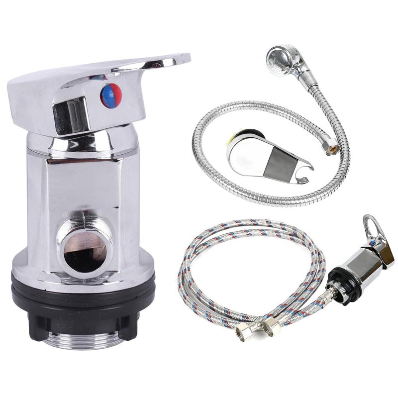 Bateria natryskowa, bateria jednouchwytowa 1/2", natynkowa, bateria natryskowa, bateria prysznicowa, wyjście 1/2" do kampera, samochodu kemp