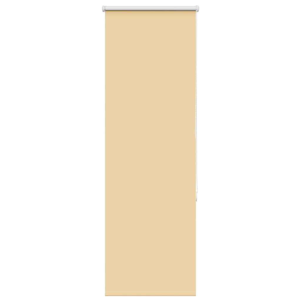 Roleta zaciemniająca beżowa 55x130 cm Szerokość tkaniny 50,7 cm vidaXL
