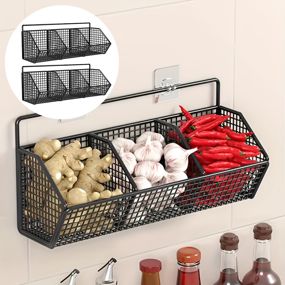 HORUSDY Lot de 4 paniers en panneau perforé de 4 tailles pour