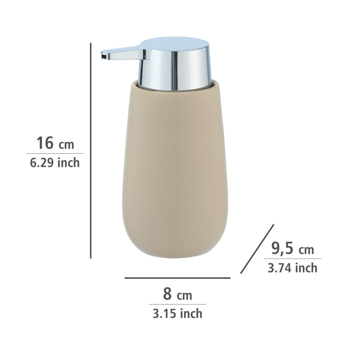 Distributeur de savon liquide BADI, noir, WENKO, WENKO - 4