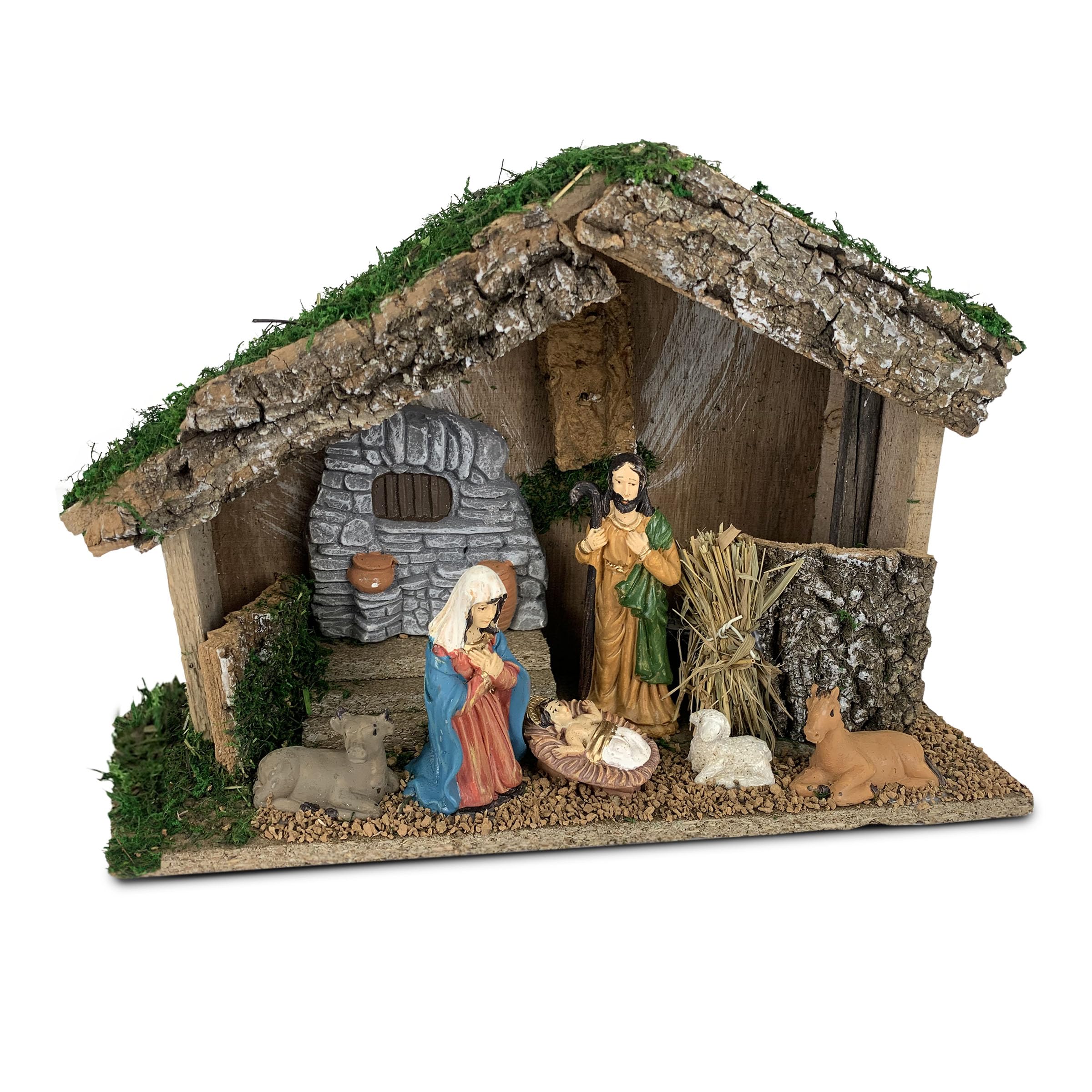 Origen Tienda Eurasia Nacimiento Belen Navidad, 5 Figuras, Cerámica Belenes  De Navidad, image size:2400x2400