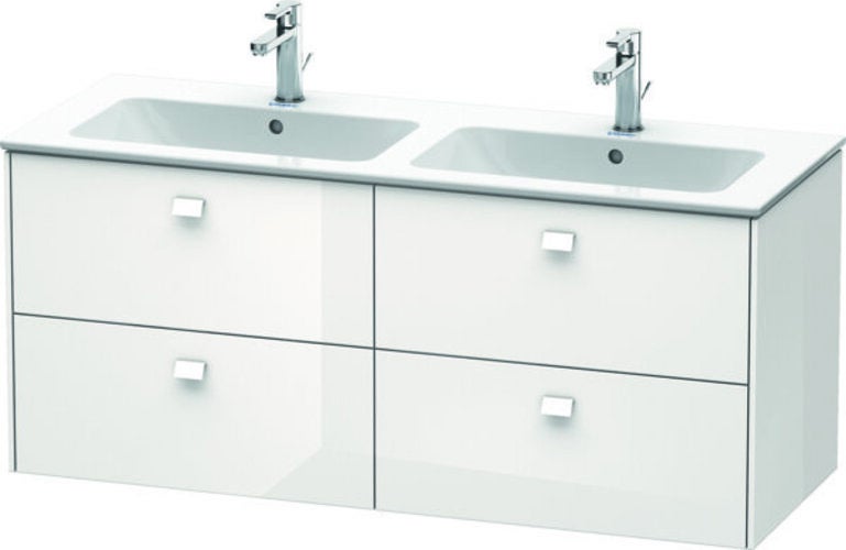 Mueble alto de pared Duravit Brioso 129,0 x 47,9 cm, con 4 cajones ...