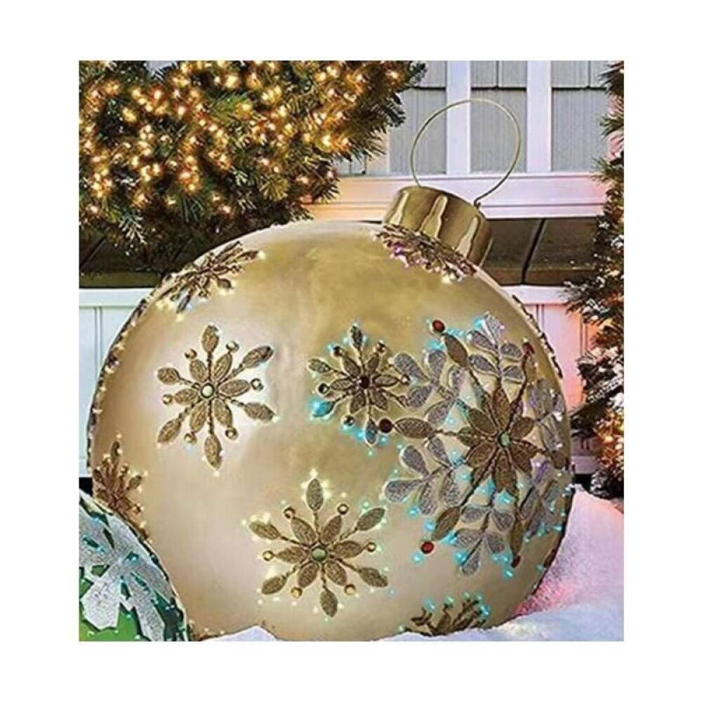 Boules De Noël Gonflables Géantes à Grelots De 45/60 Cm