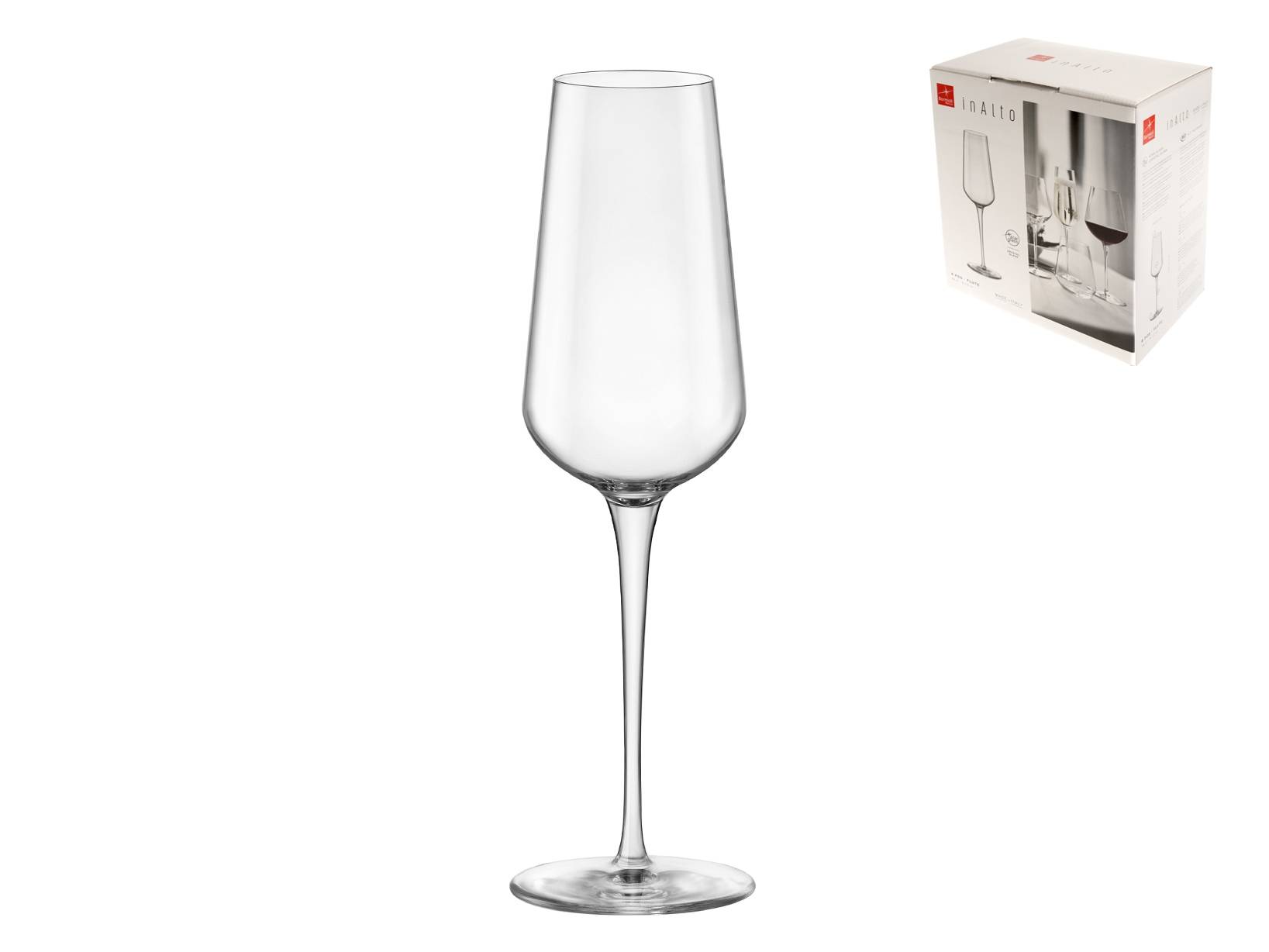 Set 6 calici flute decorati Provence Bicchieri e cristalli di Pasabahce | Made In Cucina