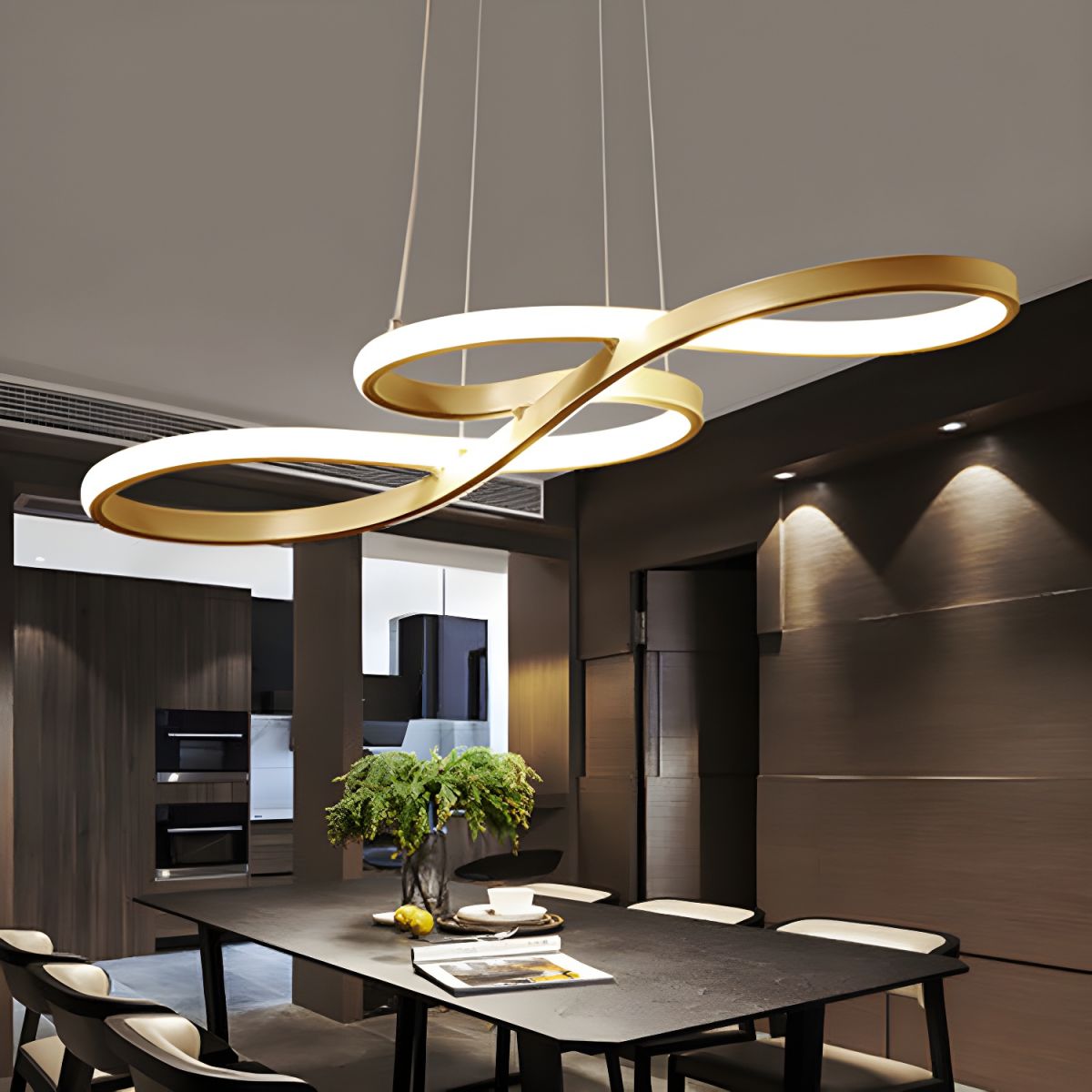 Lampadari a LED, lampadari di cristallo, applique per bar/caffetterie, luci tricolore, illuminazione decorativa per il soggiorno. - 7