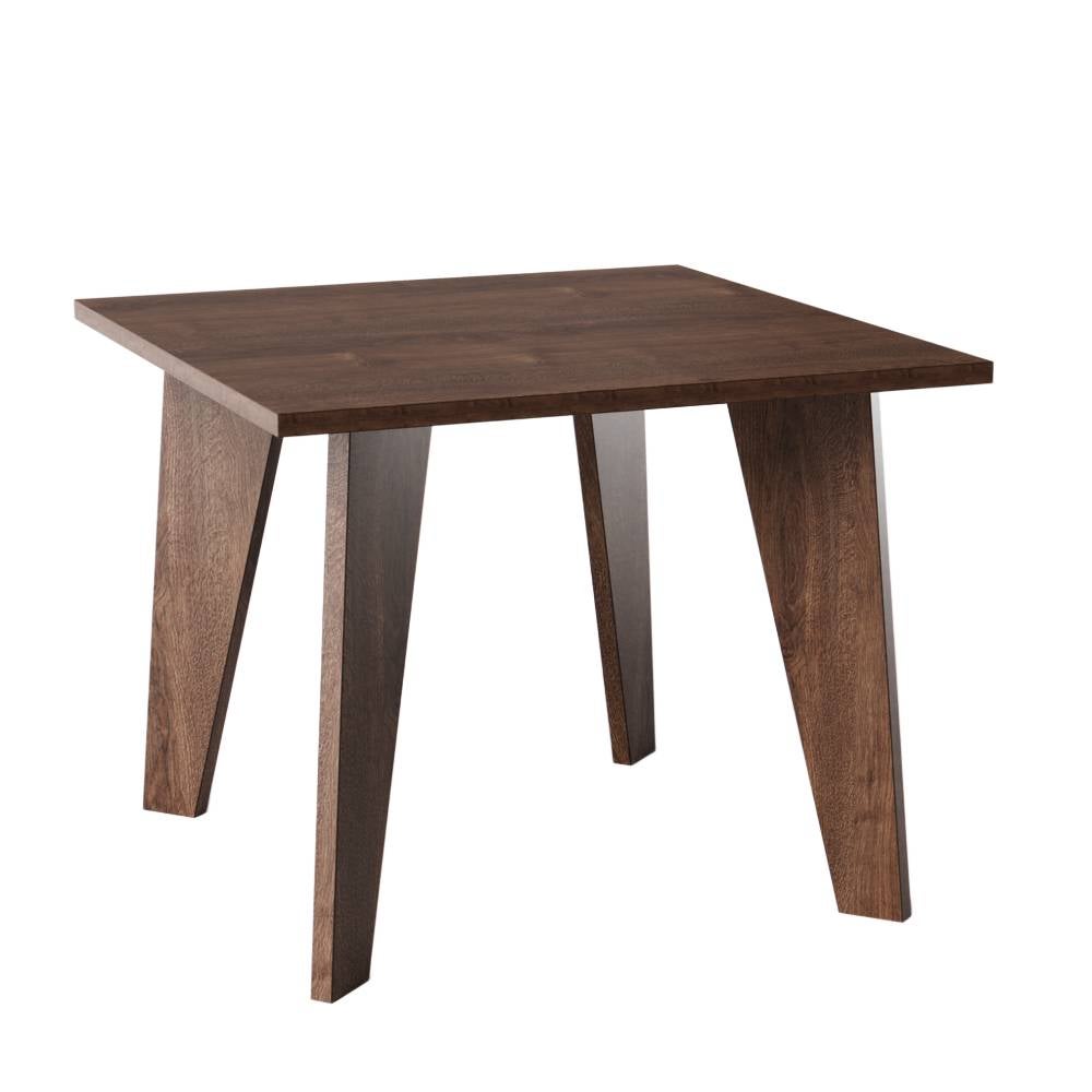 KOLM Stół OLEN 90 x 90 cm do kuchni, salonu, jadalni Dąb Czekoladowy