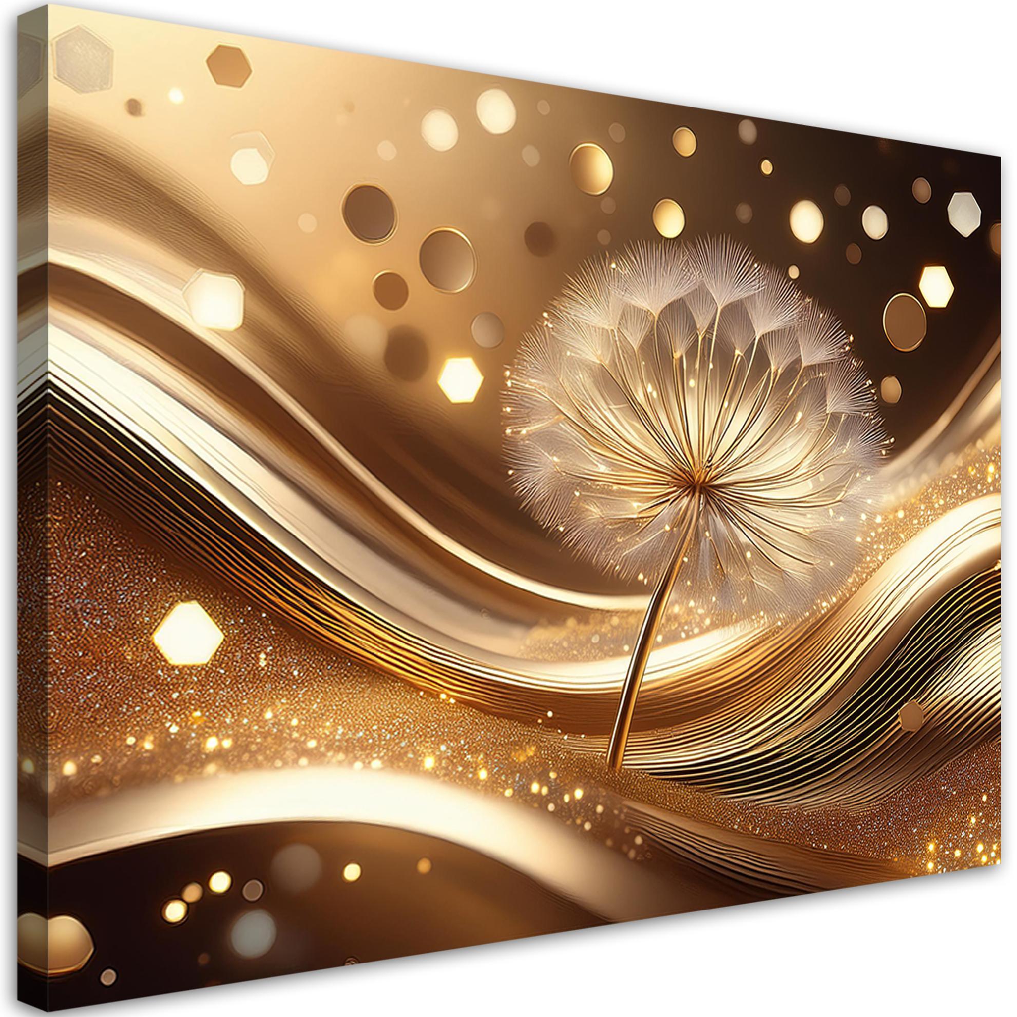 Obraz na płótnie, Kwiaty Glamour 60x40