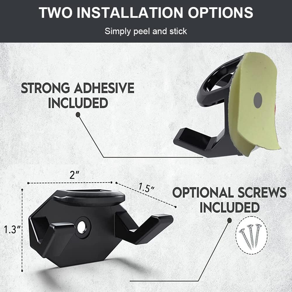 Ganci Adesivi Per Cappelli, 10 Pezzi Porta Cappelli Da Parete, Gancio Adesivo Per Cappelli | Leroy Merlin - Foto 8