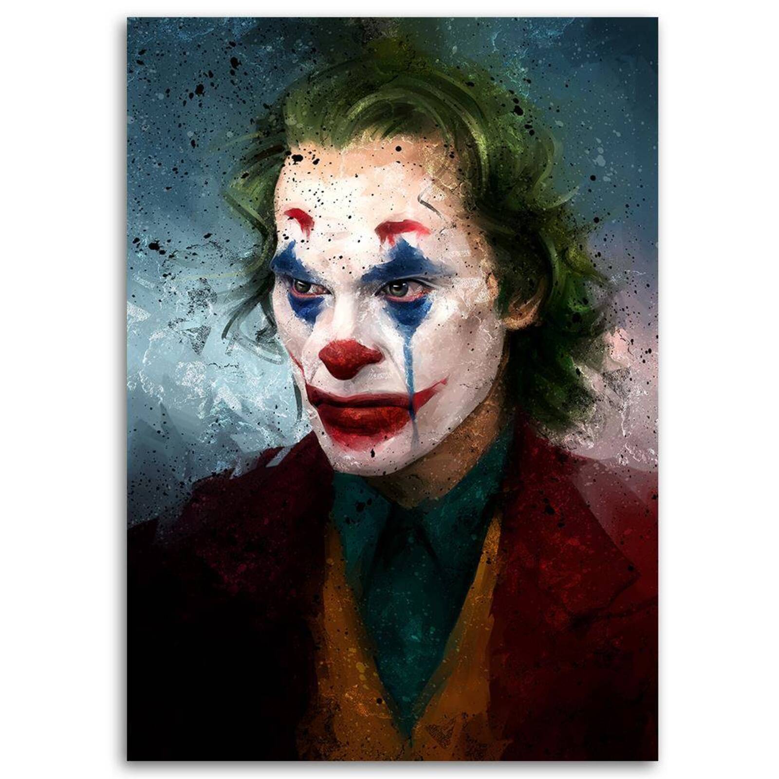 Tableau Joker portrait de Joaquin Phoenix - 50 x 70 cm - 2