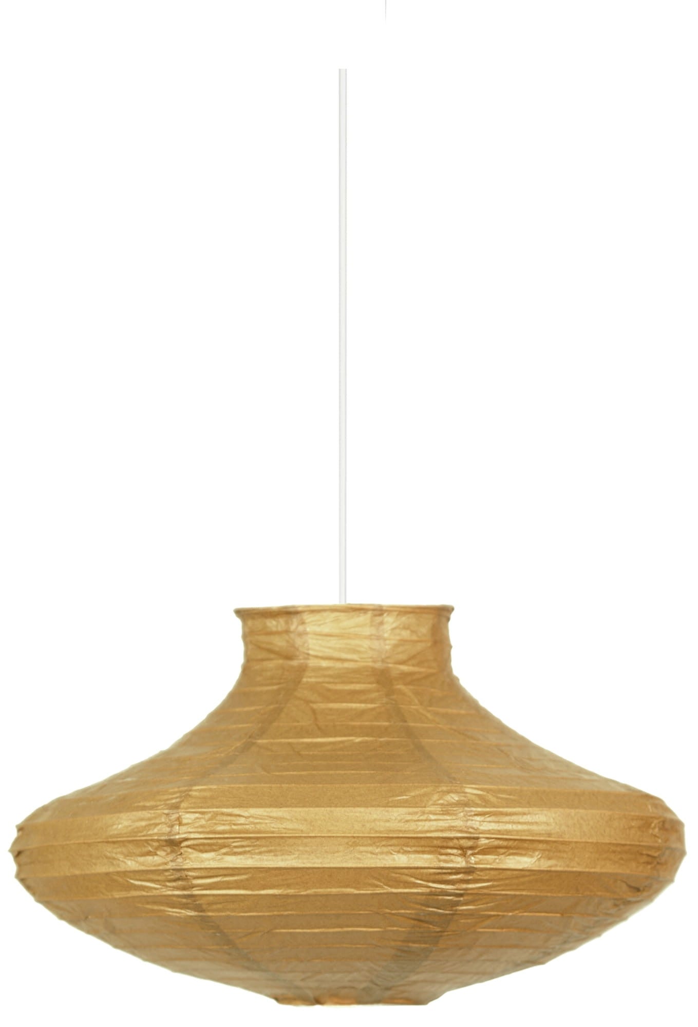 Lampa sufitowa wisząca Griff złota 1xE27x60W wym: 125 x 40 x 40 cm papier Candellux