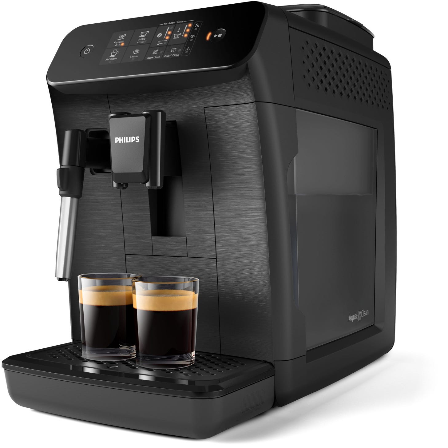 URintells Macchina Per Caffè Espresso Con Display LED - 20 Bar, Schiumatore Latte Automatico, Filtro ESE, Doppio Sistema Di Riscaldamento - Macchina Per Cappuccino E Americano