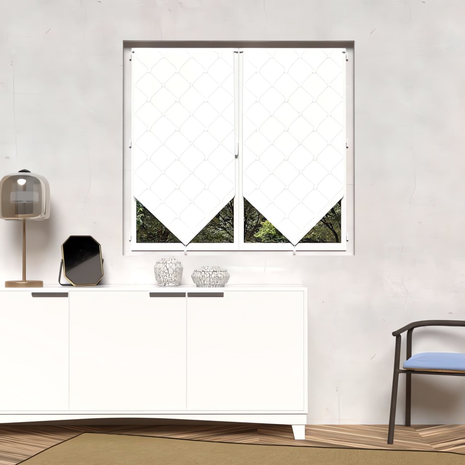 Paire de Brise bise 45x90 cm PAULINE, par Soleil d'ocre | Leroy Merlin
