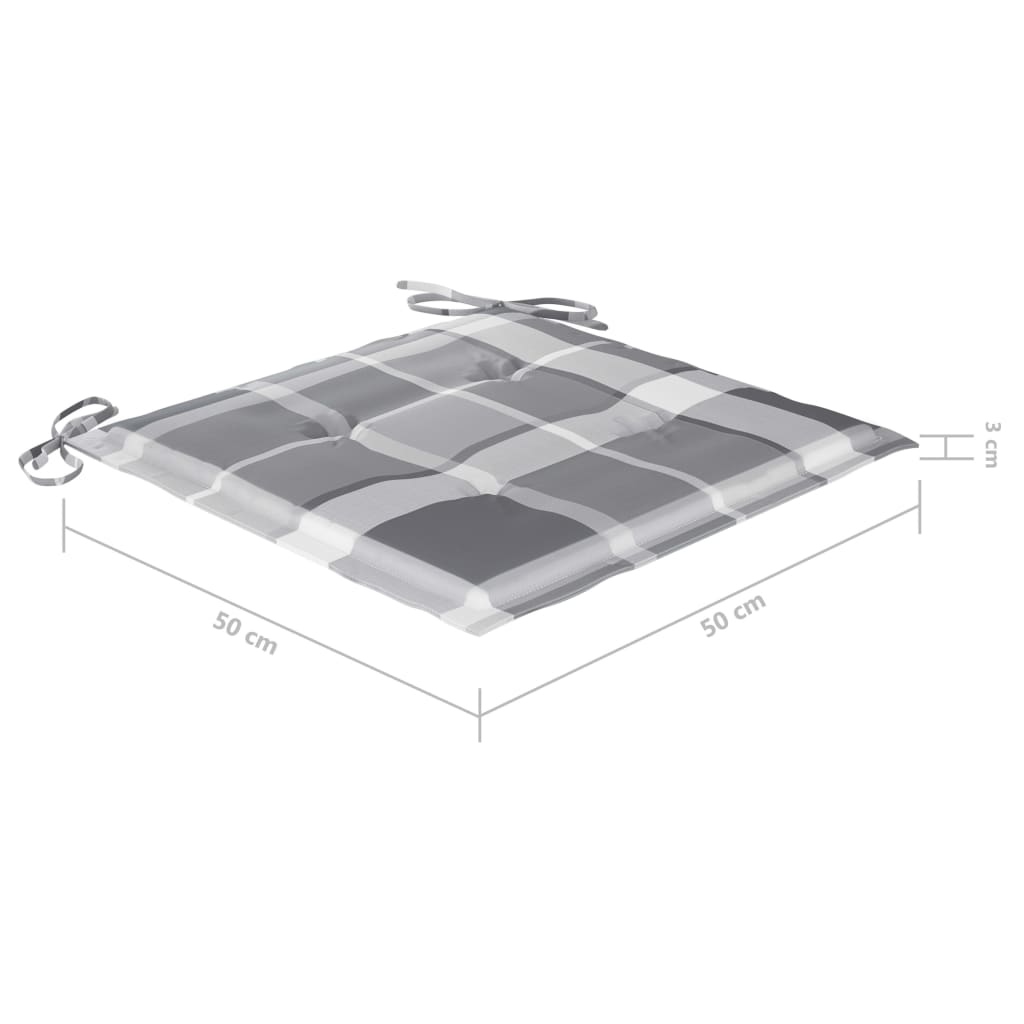 Chaise de jardin avec coussin Maison Exclusive en bois Gris - 8