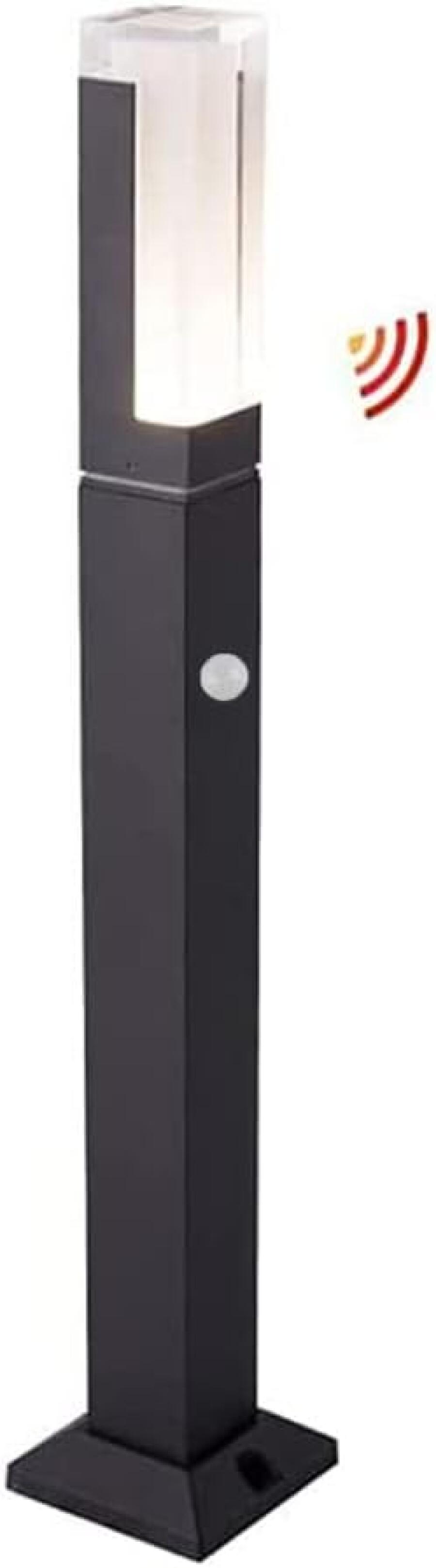 Borne Lumineuse Extérieure LED avec Détecteur de Mouvement - Lampadaire Moderne, IP65, Aluminium - 2