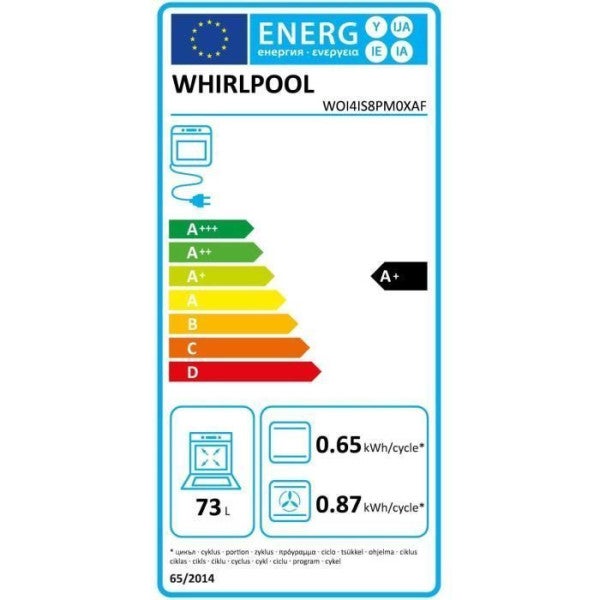 Four intégrable 73l 60cm pyrolyse - Whirlpool WOI4IS8PM0XAF - 4