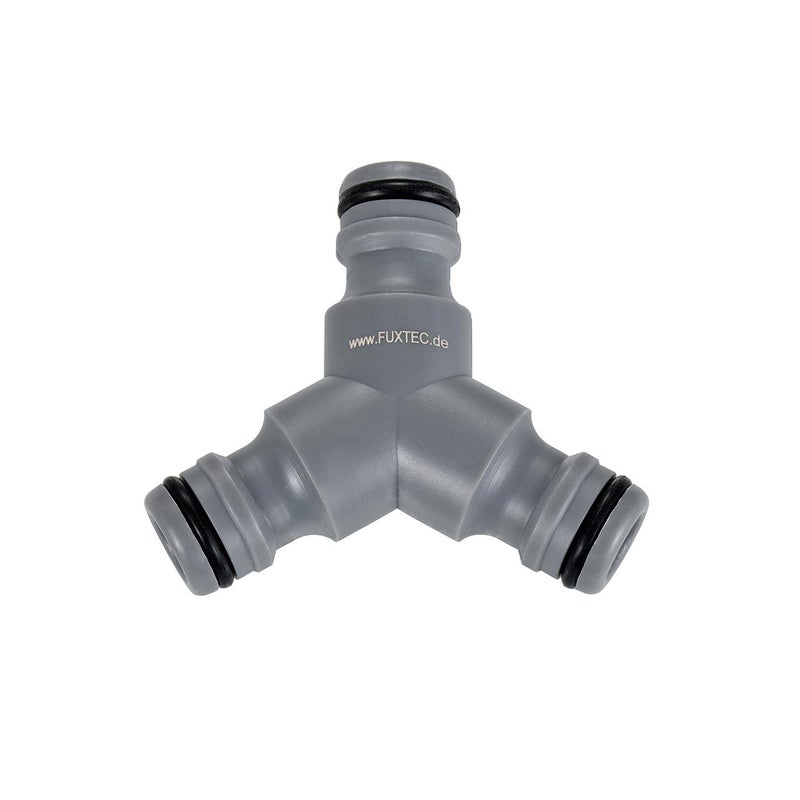 Rozdzielacz Y FUXTEC FX-YVT1, podlaczenie 2 urzadzen do kranu, regulacja przeplywu