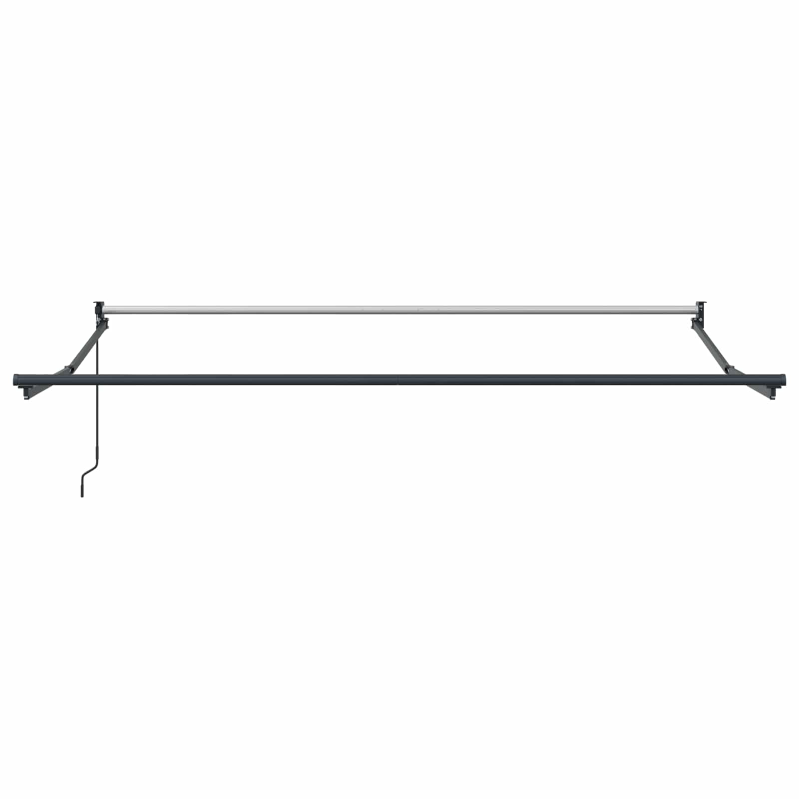Toldo Retrátil Manual Preto 300x250 cm - Sombra Elegante para Espaços Externos - 7