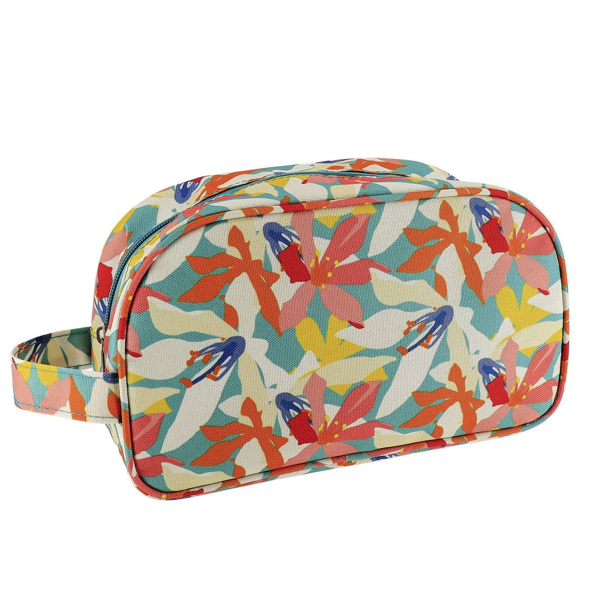 Trousse De Toilette Polyester Rectangulaire Imprime Zippee Moorea trousse-de-toilette-polyester-rectangulaire-imprime-zippee-moorea