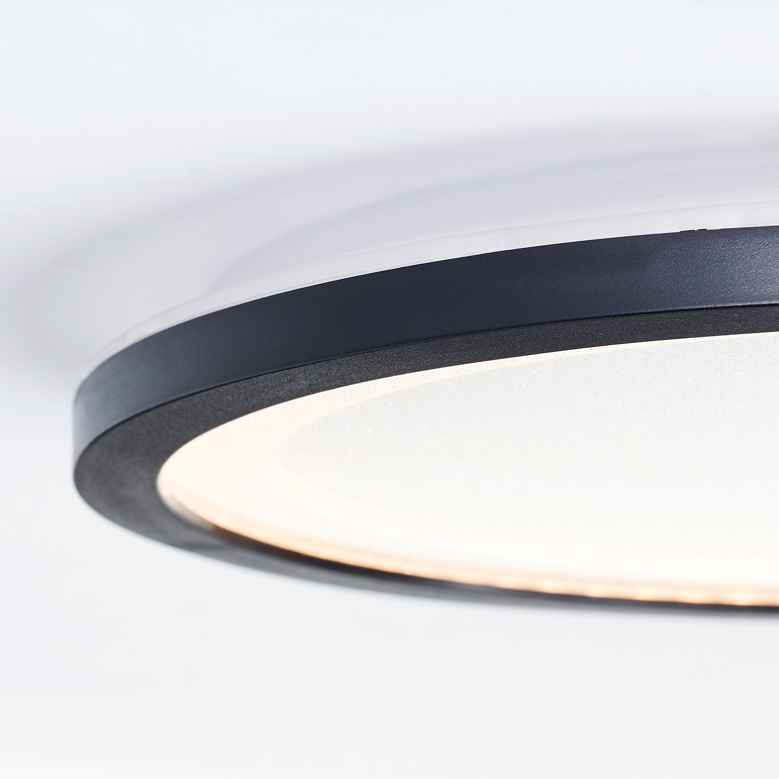 Brilliant Mosako LED lampa sufitowa panel 25cm czarny/biały aluminium/czarny metal 16W zintegrowana dioda LED - 5