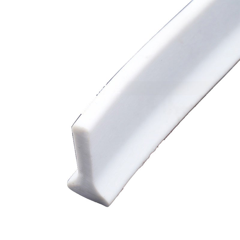 Bande étanche pour salle de bain en forme de T, bande étanche pour seuil, 1.6x30mm, 1 mètre, blanche - 4