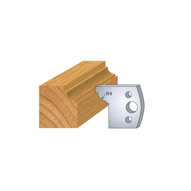 Jeu de 2 fers profilés acier Ht.40 mm N°067 Leman