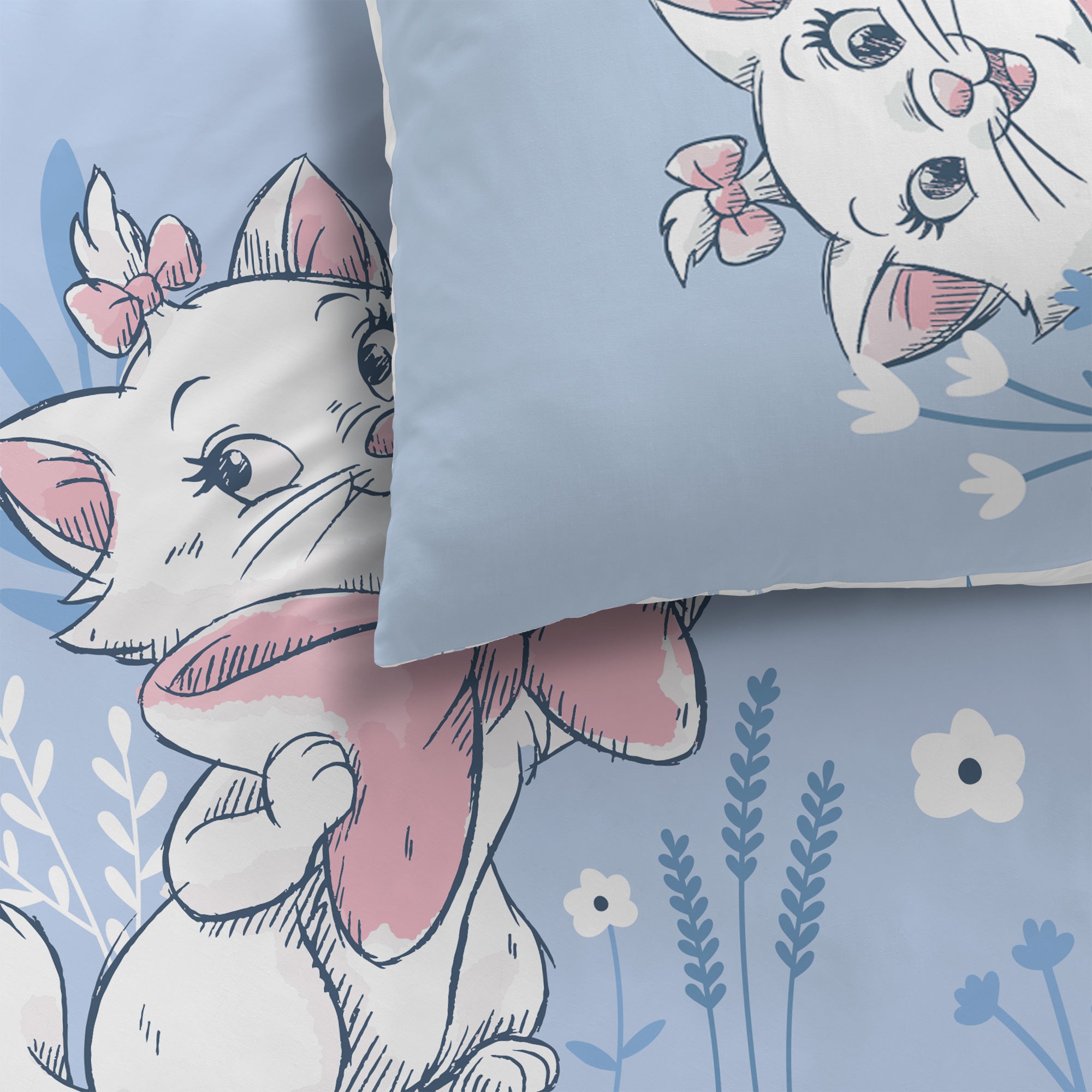 Parure de lit imprimée 100% coton, DISNEY HOME LES ARISTOCHATS SPRING - 2