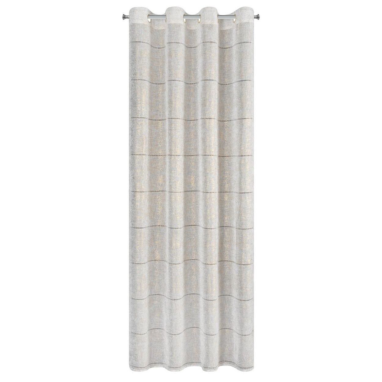 Firanka KATY Eurofirany etamina biała przelotki 140x250 cm 1 szt.