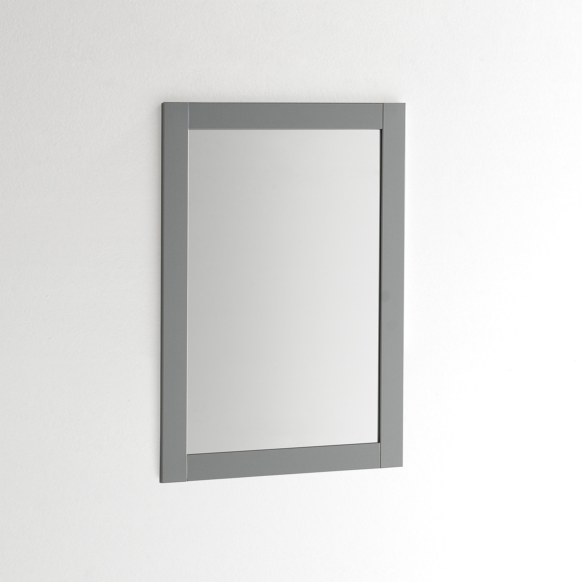 Arhome, espejo de pared smart, 70 x 50, plata, made in italy