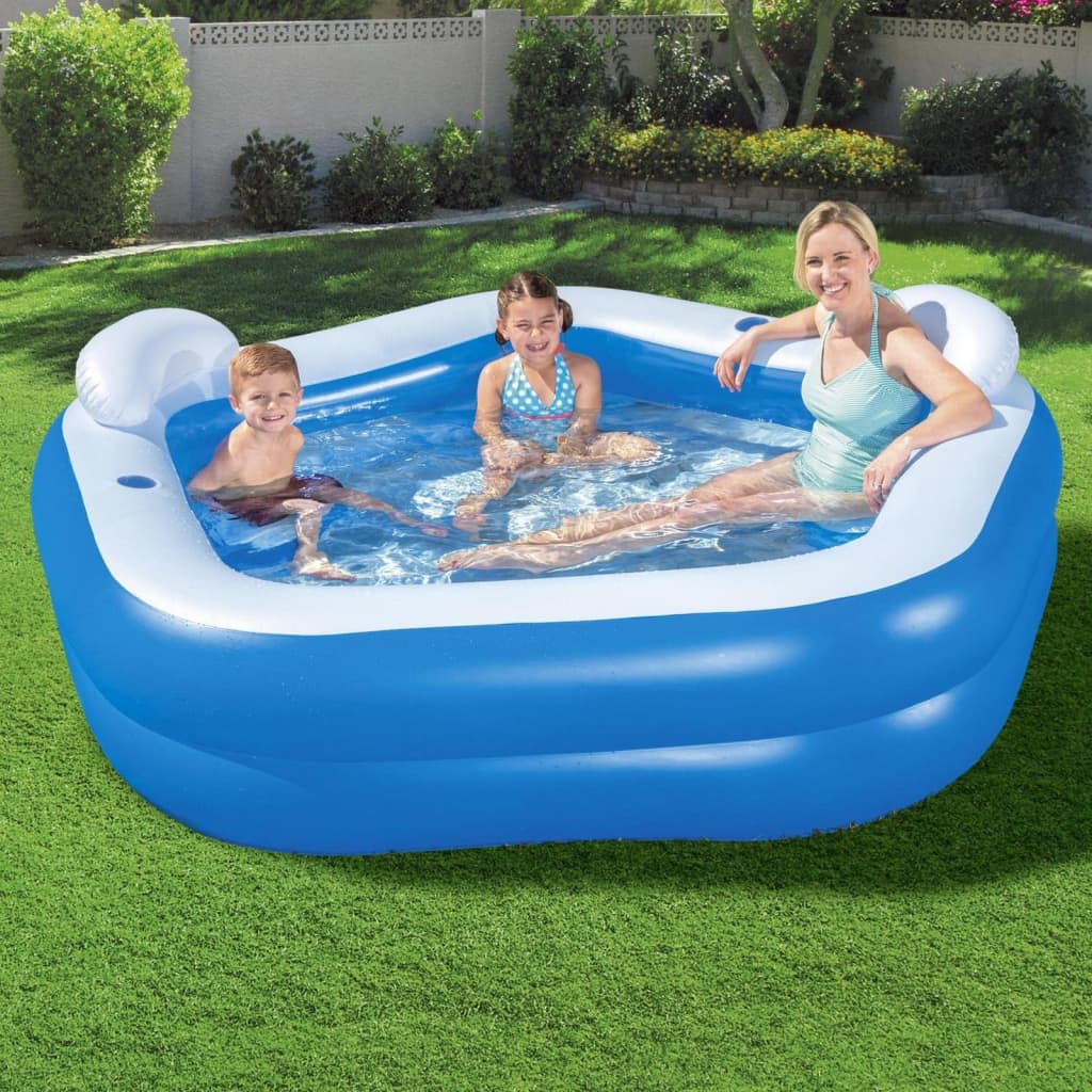 Piscine gonflable familiale 213x206x69 cm 54153 - 8