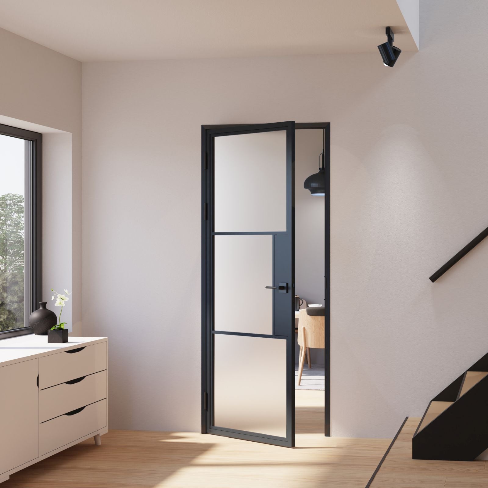 NCSEN Lot De 3 Boutons De Porte Noirs Mats Avec Garniture Camelot Bouton De Porte Intrieur Avec Serrure Bouton De Porte Dintimit Ctire Pou~p154892206