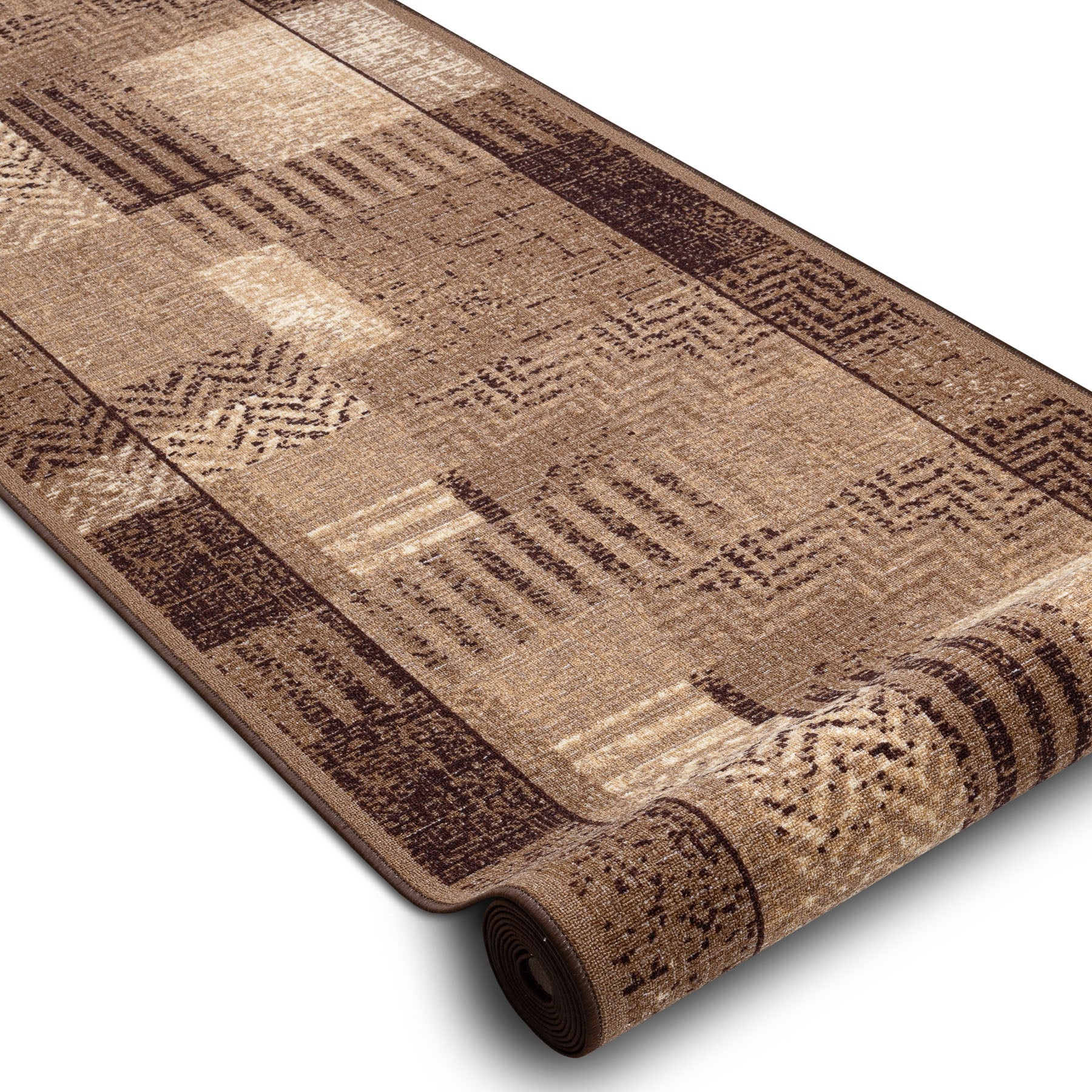 TAPIS DE COULOIR antidérapant ESSENZA beige 67 cm 67x680 cm - 2