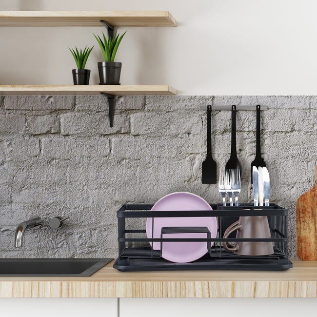 PORTAPIATTI CUCINA STENDIBIANCHERIA Rastrelliera Scolapiatti Per - Foto 13