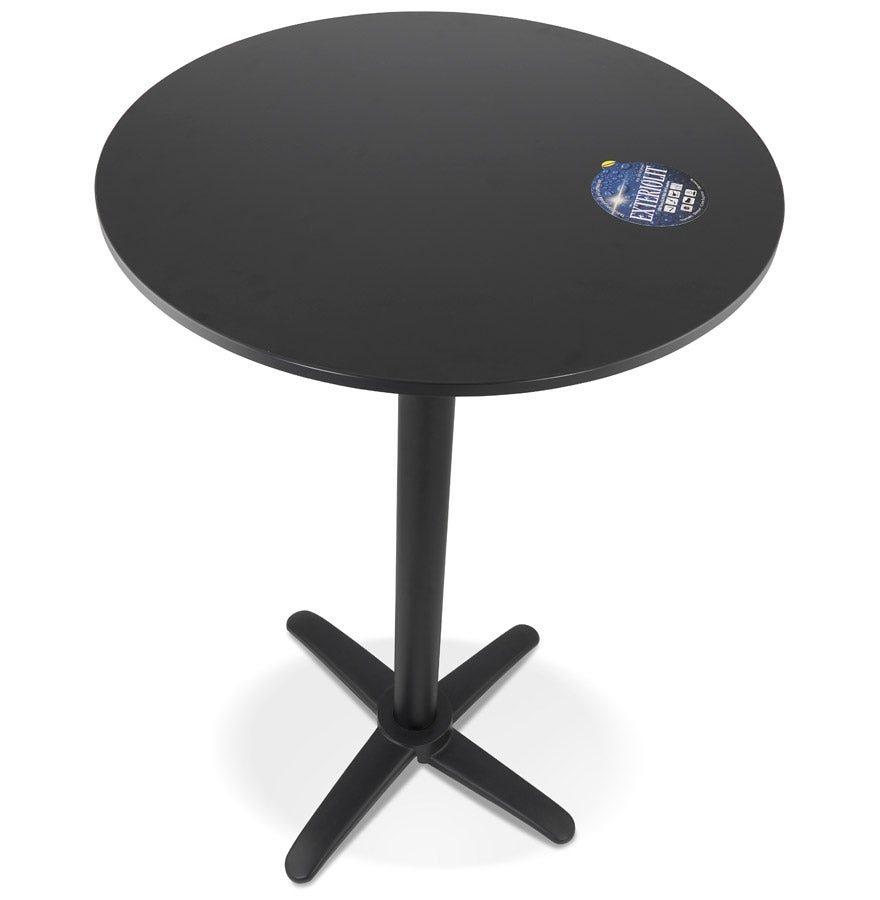 KARL HAUSMANN Table Haute Pliable Blanche - 110 Cm De Haut - Ronde