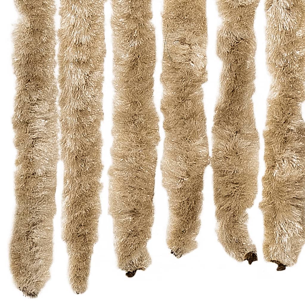 Moustiquaire | Rideau anti-moustique Beige 90x220 cm Chenille CFW57820 - 5