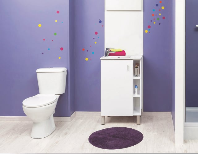 Ondée - Wc À Poser En Porcelaine Blanche Sortie Verticale 3/6l - Eco