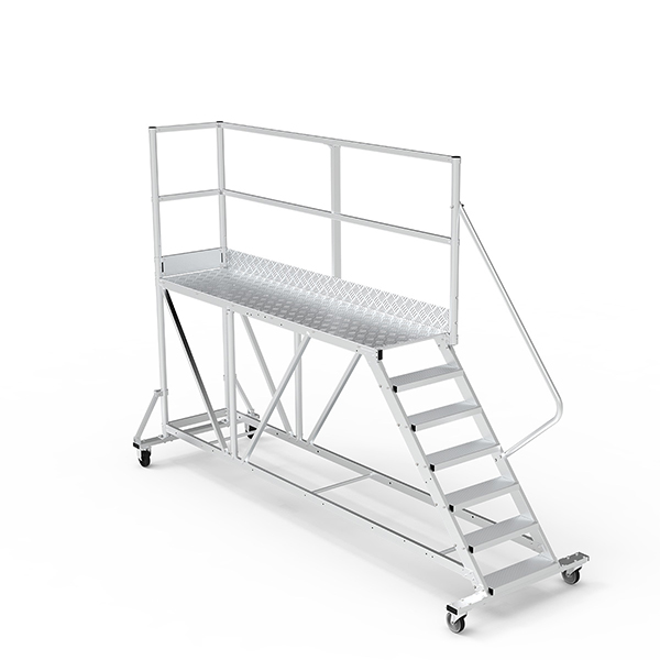 Scala In Alluminio StablePro 7 Gradini - Portata 150kg, Altezza 2.95m, Garanzia 5 Anni